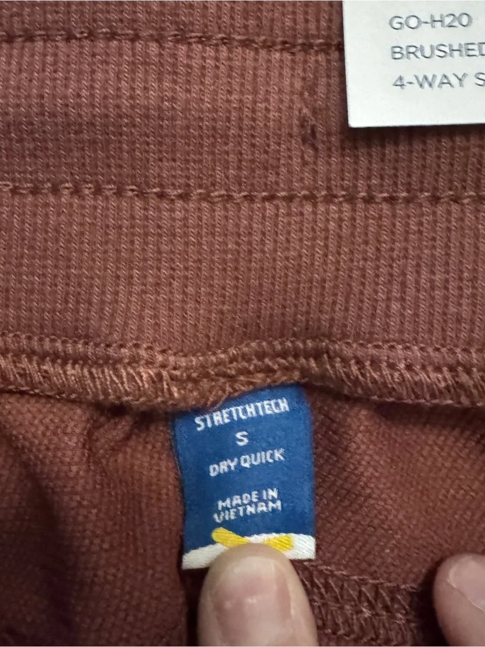 NWT Old Navy Stretchtech High Rise Jogger In Trident Maple Brown Size Small